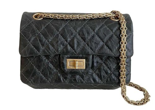 CHANEL Mini 2.55 Handbag - Dark Grey (As0874)