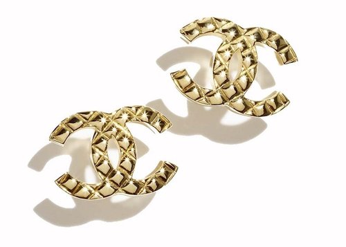 CHANEL Stud Earrings - Gold (Abd035 B16128 Nw440)