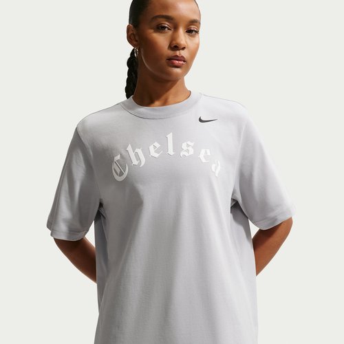 Chelsea FC Nike Soccer T-Shirt - Wolf Grey - IB4136-012