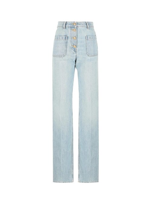 Chez Valentino Cotton Jeans - 8B0DD23LA92FLX