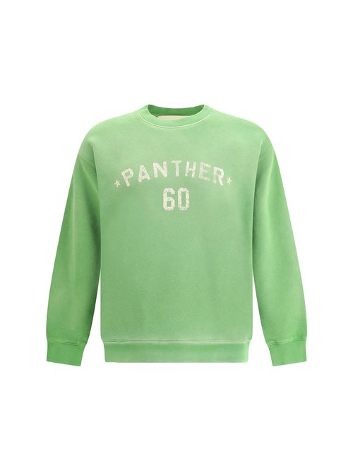 Valentino Logo Embroidered Sweatshirt - Green - 7V3MF29NAYH9LR