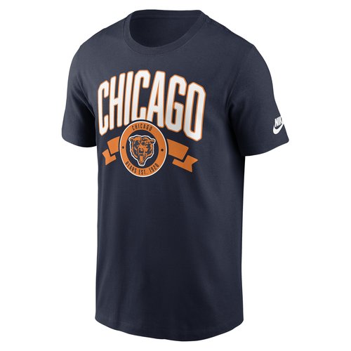 Chicago Bears Rewind Front And Back Hit Essential Nike NFL T-Shirt - Navy - N19941L7QV-93P