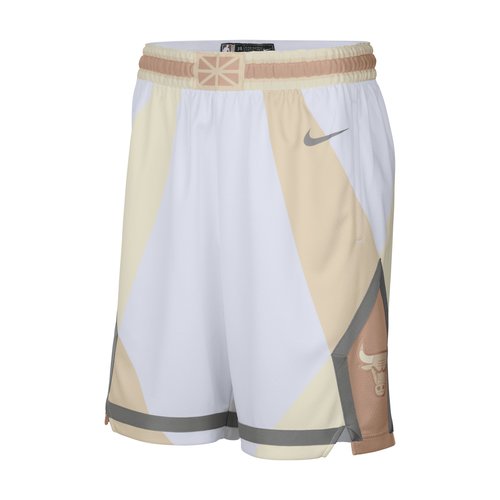 Chicago Bulls 2024/25 City Edition Nike Dri-FIT NBA Swingman Shorts - White/Dark Steel Grey - FQ4401-100