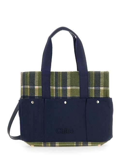 Chloé Multicolor Crossbody Bag With Removable Shoulder Strap And Logo Lettering On The FrOnt In CottOn - C20766Z67