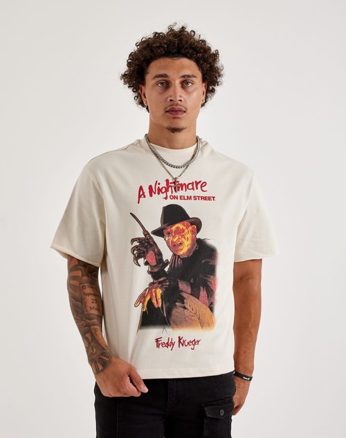 Civil Clothing A Nightmare On Elm Street Tee - Natural - LC5000007-NAT
