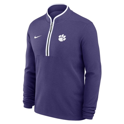 Clemson Victory Nike Dri-FIT College 1/2-Zip Long-Sleeve Top - Anthracite - 0443CX99CLN-APS