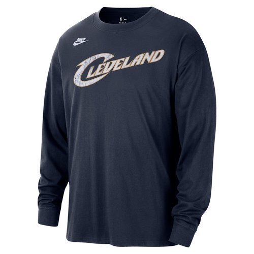 Cleveland Cavaliers Hardwood Classic Essential Nike NBA Long-Sleeve T-Shirt - College Navy - IB4234-419