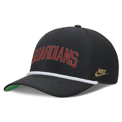 Cleveland Guardians Rise Nike MLB Adjustable Hat - Black - NB4508ZEGUA-D8K