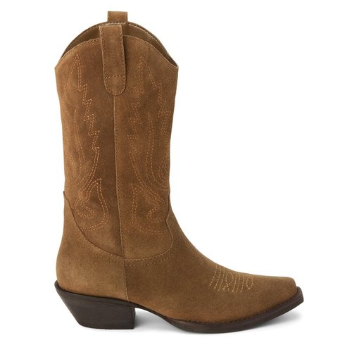 COCOnUTS by Matisse Gaucho Pointed Toe Pull On Cowboy Boots - Brown - GAUCHO-213