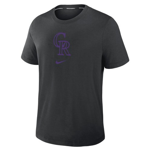 Colorado Rockies Authentic Collection Early Work Nike Dri-FIT MLB T-Shirt - Black - 034J00ADNV-L84