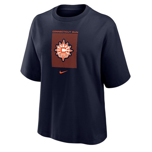 Connecticut Sun Nike WNBA Boxy T-Shirt - Navy - W11122WCON-NVY