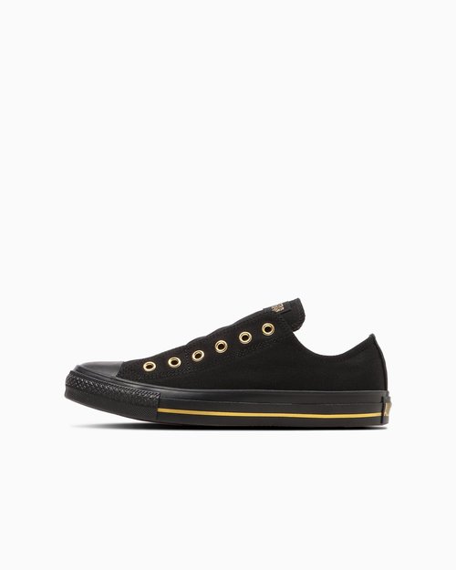 Converse All Star Goldstripe Slip-On Ox Black/Black - 31316641