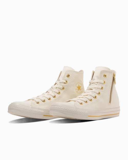 Converse All Star Goldstripe Z High-Top Sneakers Cream - 31316630