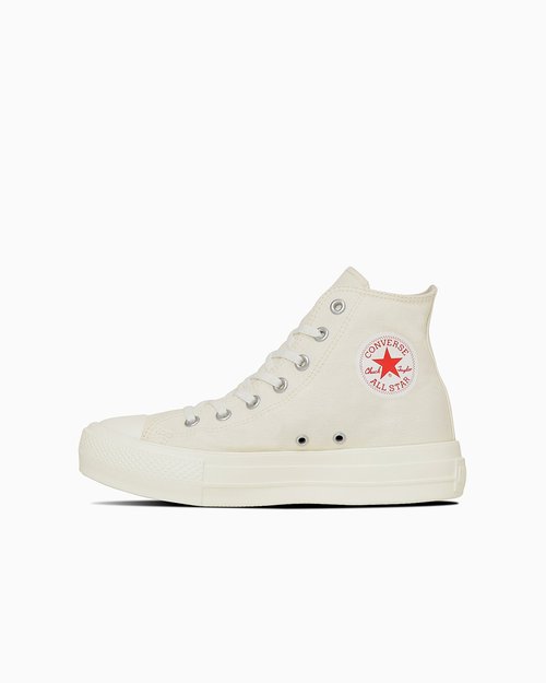 Converse All Star Light Platforms High Top Sneakers Off-White - 31313730