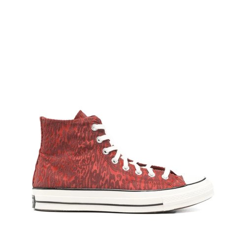Converse Chuck 70 Hi Satin Leopard - Rottin Apple/By The Campfire/Maroon - A17643C