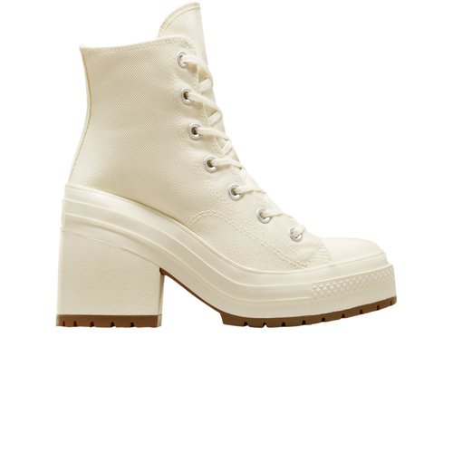 Converse Chuck 70 High De Luxe Heel - Egret/Egret/Black - A05348C