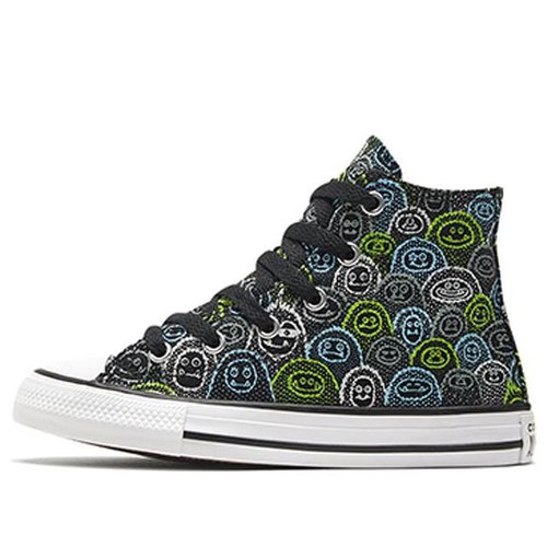 blue and yellow chuck taylors
