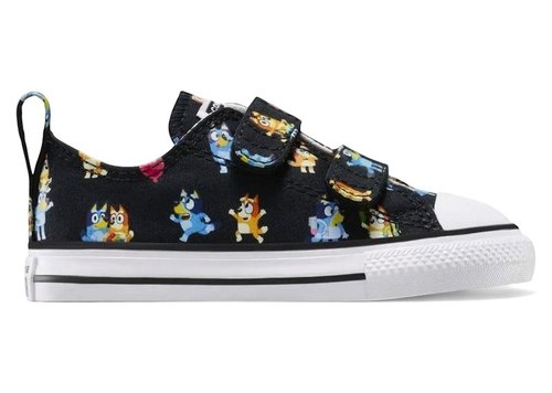 Converse Chuck Taylor All Star EasyOn Ox Bluey All Over Print - Black/Multi/White - A16464C
