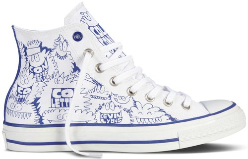 Converse Chuck Taylor All Star Hi Colette Kevin Lyons - White/Blue - 136397C