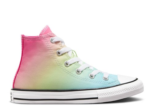 Converse Chuck Taylor All Star High - Triple Cyan/Chaos Fuschia/Slime Light - A08748F