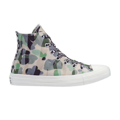 Converse Chuck Taylor All Star High | Brown | Size 5 - Egret/Piquant Green/Driftwood - 570779C