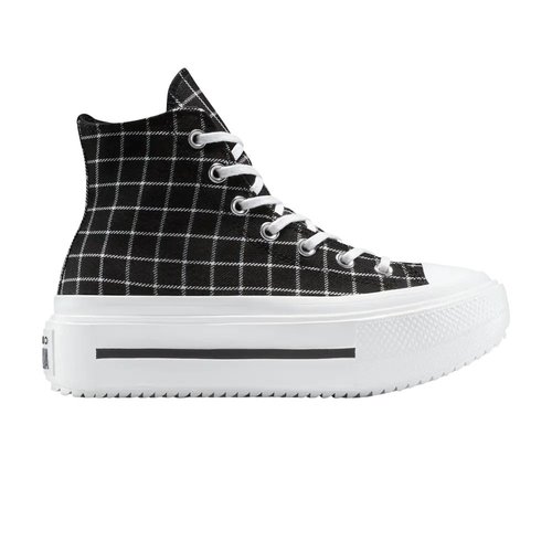 Converse Chuck Taylor All Star Lift Double Stack Platform High - Black/White/Black - A14157C