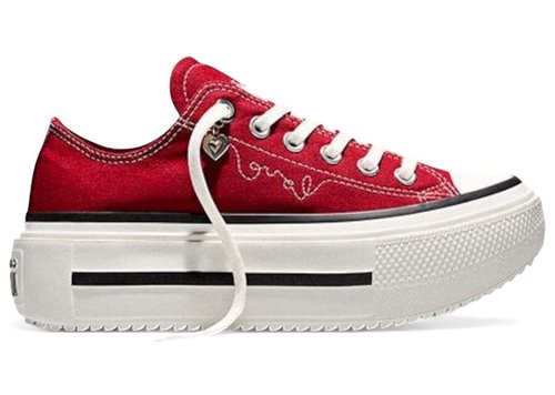 Converse Chuck Taylor All Star Lift Double Stack Platform - Days Ahead Red/Egret/Black - A20659C