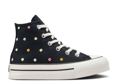 Converse Chuck Taylor All Star Lift Platform High - Black/Vintage White/Egret - A12609C
