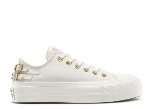 Converse Chuck Taylor All Star Lift Platform Low | Cream | Size 7.5 - A11866C