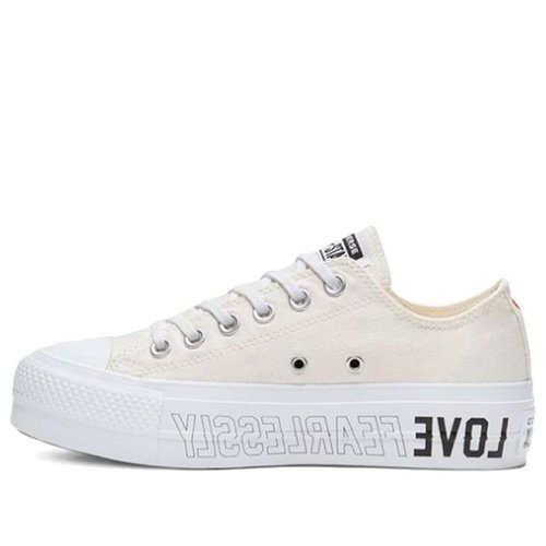 converse love fearlessly white