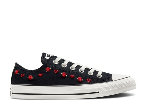Converse Chuck Taylor All Star Low - Black/Red/Egret - A13651F