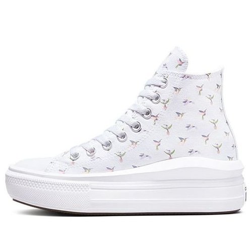 Converse Chuck Taylor All Star Move Hi - White/Red - A01023C