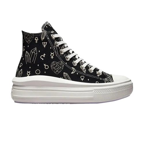 Converse Chuck Taylor All Star Move High - Black/White - A03725C