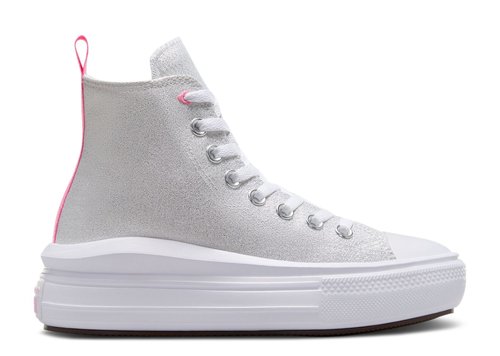 Converse Chuck Taylor All Star Move Platform High - White/Oops! Pink/White - A06332C