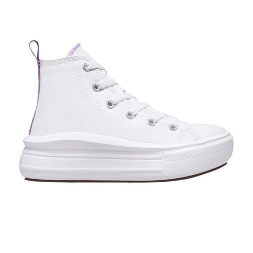 Converse Chuck Taylor All Star Move Platform High - White/Purple - A03669C
