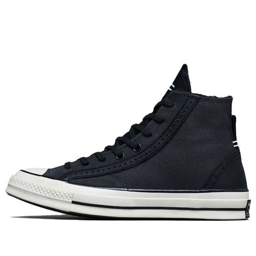 Converse Chucks 70 Leather and Suede - Black/White - A08178C
