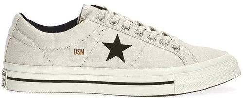 Converse One Star Canvas Ox Dover Street Market White - Egret/Black - 162293C