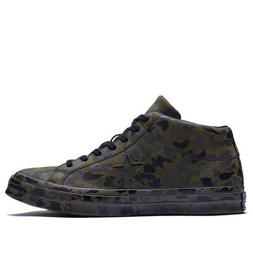 Converse One Star Retro Mid Tops Camouflage - Green - 159746C