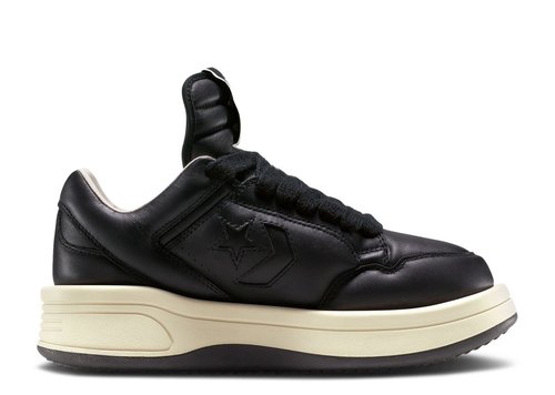 Rick Owens x Converse DRKSHDW TURBOWPN Low - Black/Cloud Cream/Black - A12063C