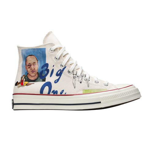 Converse Spencer McMullen x Chuck Taylor All Star 70 High | White | Size 11 - Egret/Multi-Color/Egret - 168183C