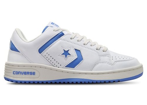 Converse Weapon Low | Size 3.5 - White/Open Sky Blue - A12745C