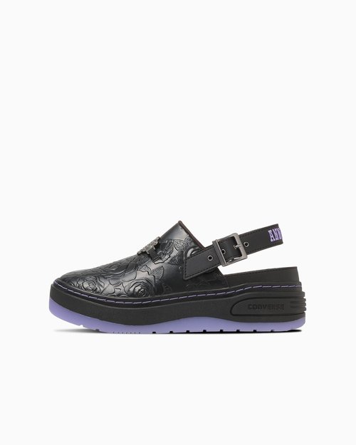 Converse Weapon Platforms College Ox Anna Sui Edition. Black/Purple - 33702710