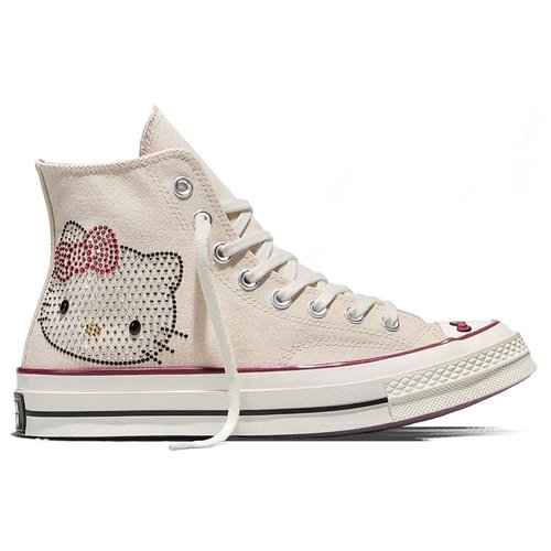 Hello Kitty x Converse Chuck Taylor 70 - Egret/Sporty Berry/Black - A17695C