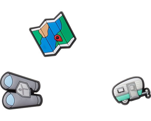 Crocs Jibbitz Around The World Remedies Foot Care3-Pack - On The Lookout -Pack - 10.09492