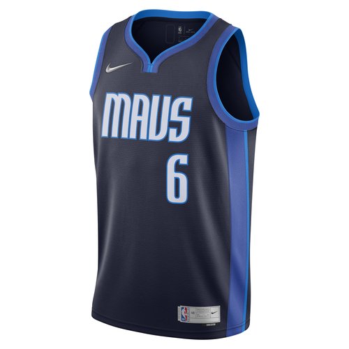 Dallas Mavericks Earned Edition Nike NBA Swingman Jersey - College Navy/Game Royal/Photo Blue - CW6806-420
