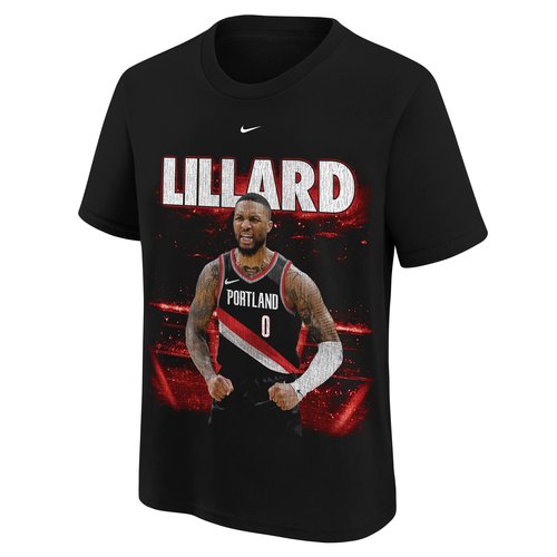 Damian Lillard Nike Basketball T-Shirt - Black - Z2B7NBYKTRADL-NAW