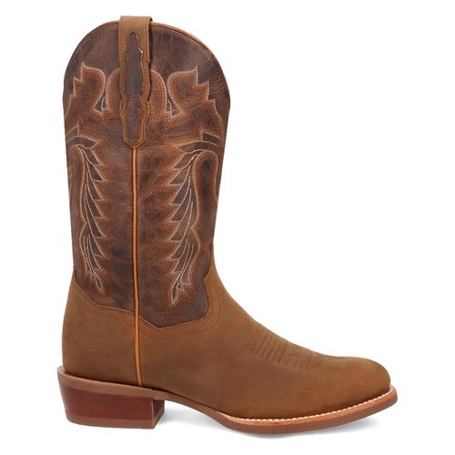 Dan Post Boots Neeley Embroidered Round Toe Pull On Cowboy Boots - Brown - DP.7045