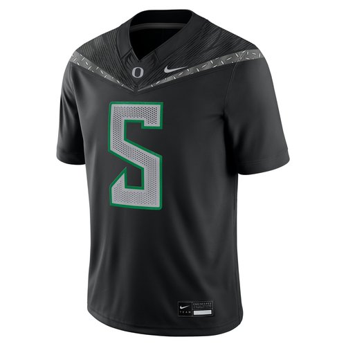 Dante Moore Oregon Menâs Nike Dri-FIT College NIL Game Jersey - Black - NC2F08WDUON-WK9