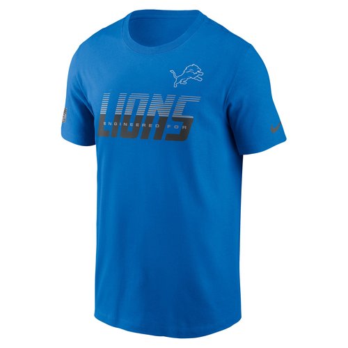 Detroit Lions Sideline Team Issue Nike Dri-FIT NFL T-Shirt - Blue - 02ET45A9J-TF9