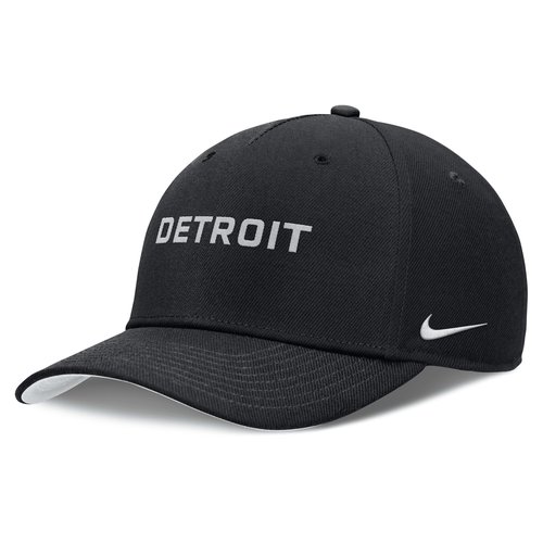 Detroit Tigers Rise Nike Dri-FIT MLB Adjustable Hat - Black - NB460G9HDG-Z8T